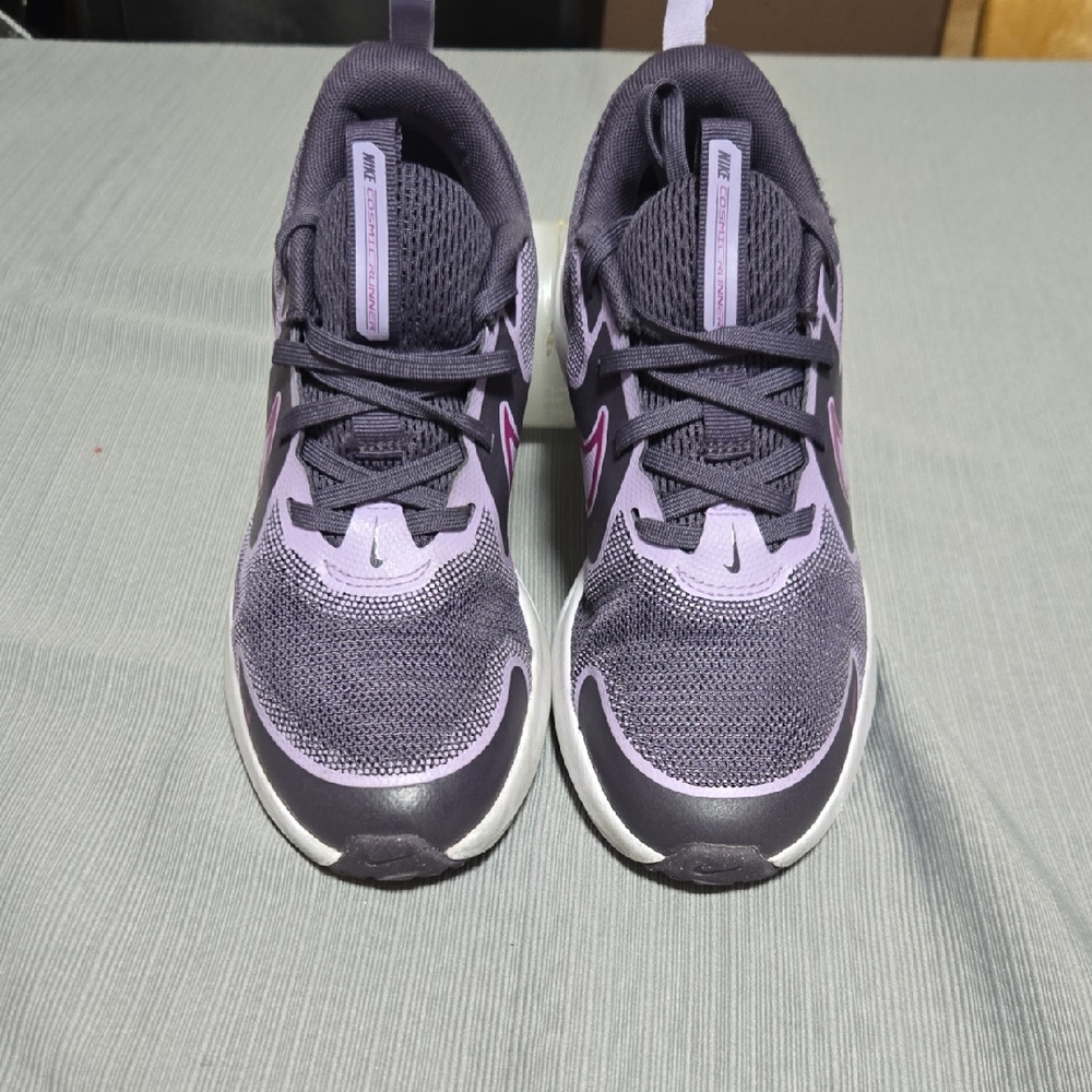 Nike Kids Black and Purple Sneakers